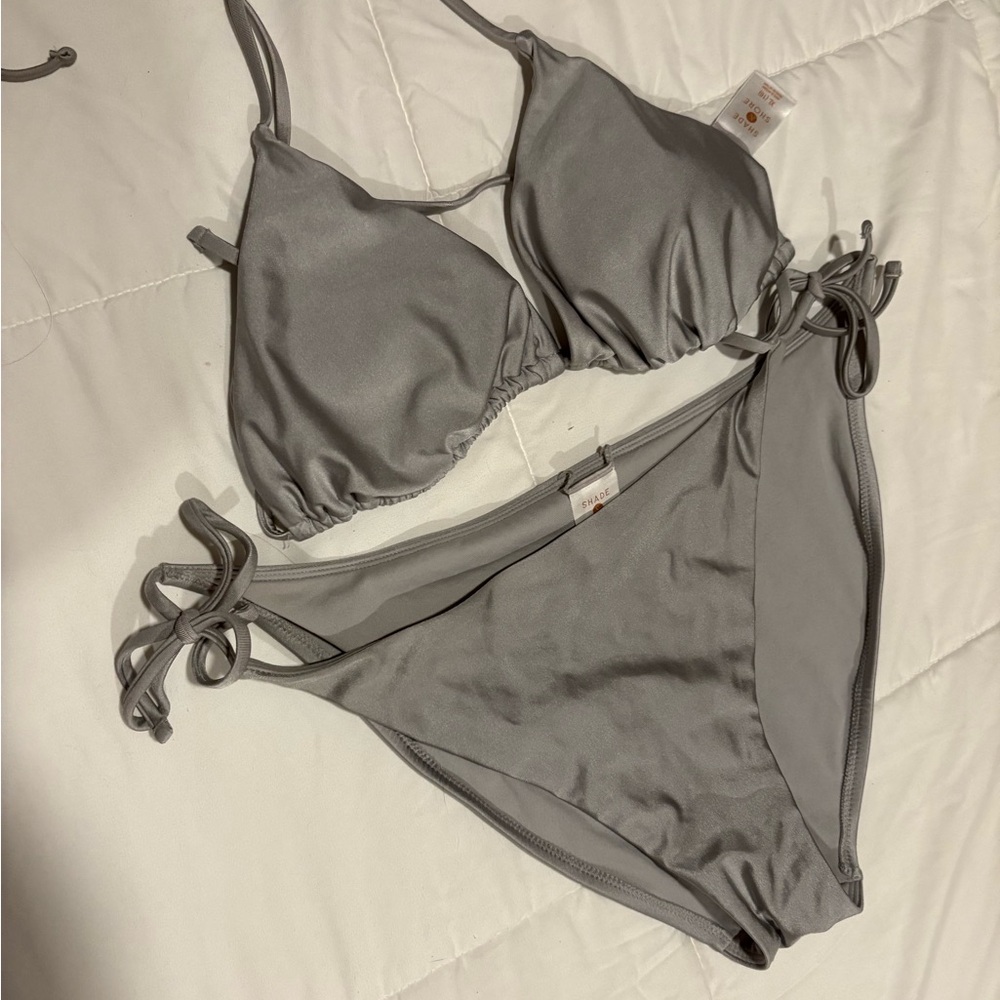 Elegant Gray Bikini Set
